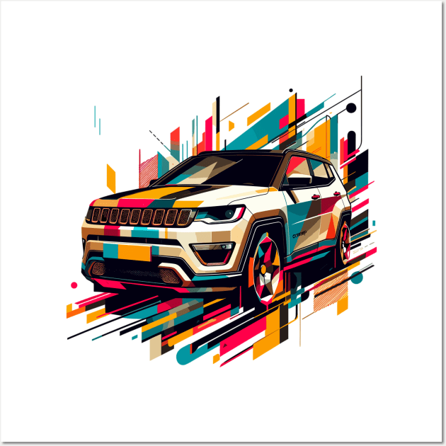 Jeep Compass Wall Art by Vehicles-Art